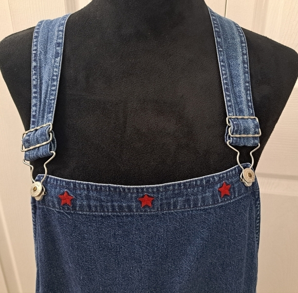 Marsh Landing Denim Overall Midi Dress - Picture 2 of 14